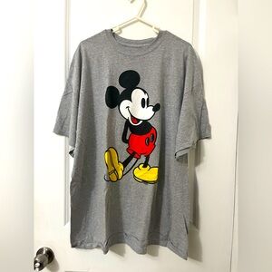 Men’s 2xl Mickey Mouse Disney relaxed fit grey tee